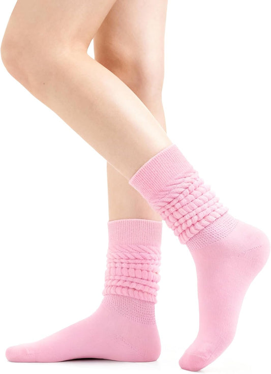 Women's Slouch Socks (Knit Over-the-Knee Boot Socks)