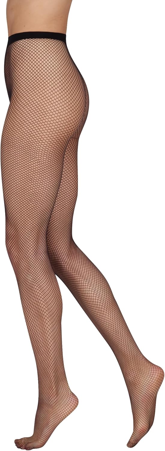 Casual Women's Fishnet Tights—Slimming Fit, Made From Recycled Fibers