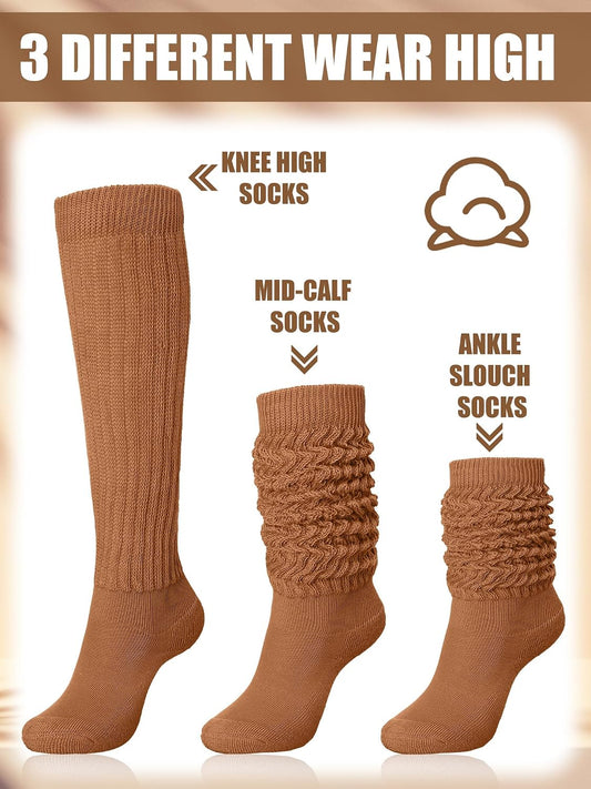 Women's Slouch Socks (Thickened Cushioning, Boot Socks)