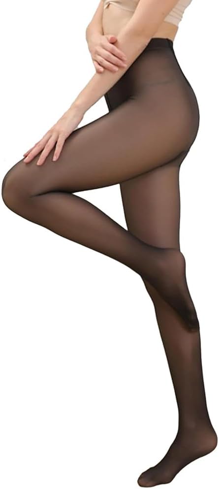 Women's High-Waisted Fleece-Lined Thermal Tights