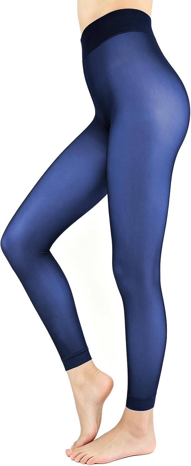 Women's High-Waisted Fleece-Lined Thermal Stirrup Tights