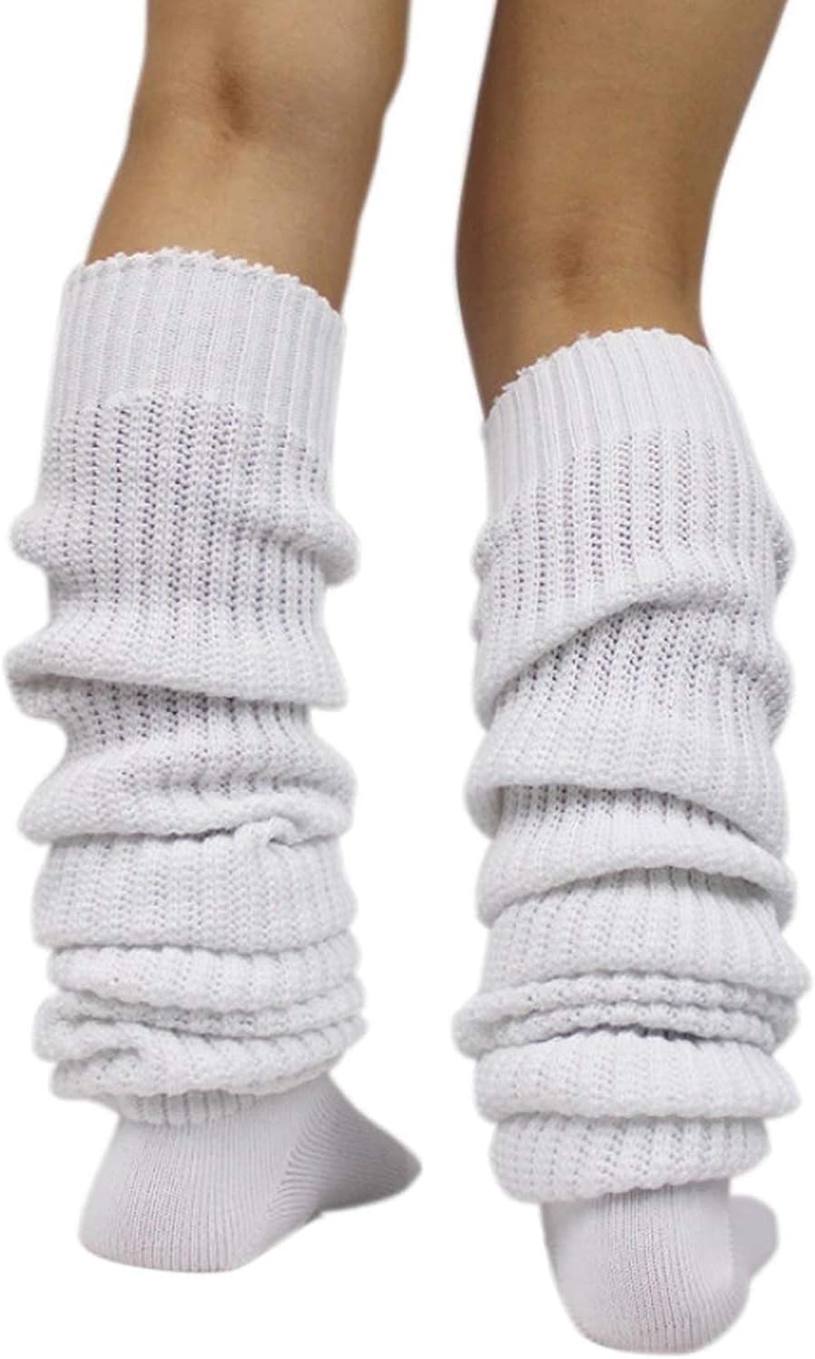 Women's Japanese-Style Thick Knit Slouch Socks, Lolita-Style Leg Warmers