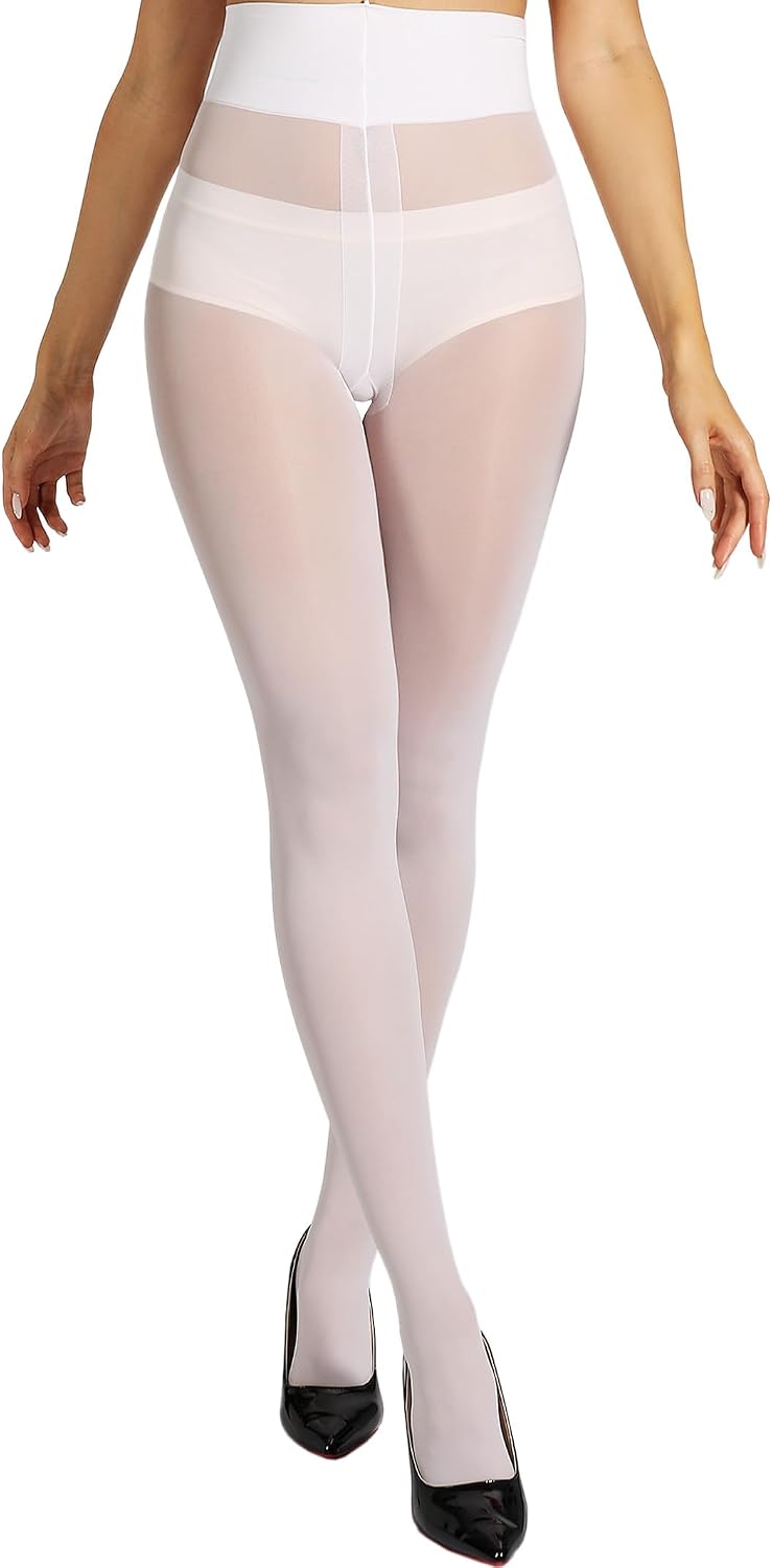 Ultra-Durable, Tear-Resistant 40d Semi-Sheer Pantyhose With High-Waist Reinforced T-Band
