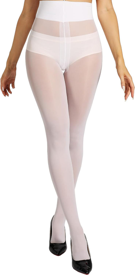 Ultra-Durable, Tear-Resistant 40d Semi-Sheer Pantyhose With High-Waist Reinforced T-Band