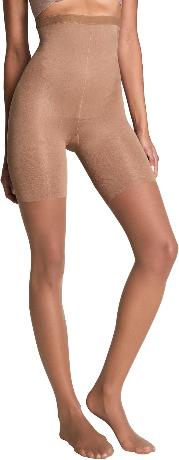 Women's High-Waisted, Sheer Tights—Comfortable Tummy Control And Shaping—No Visible Panty Lines