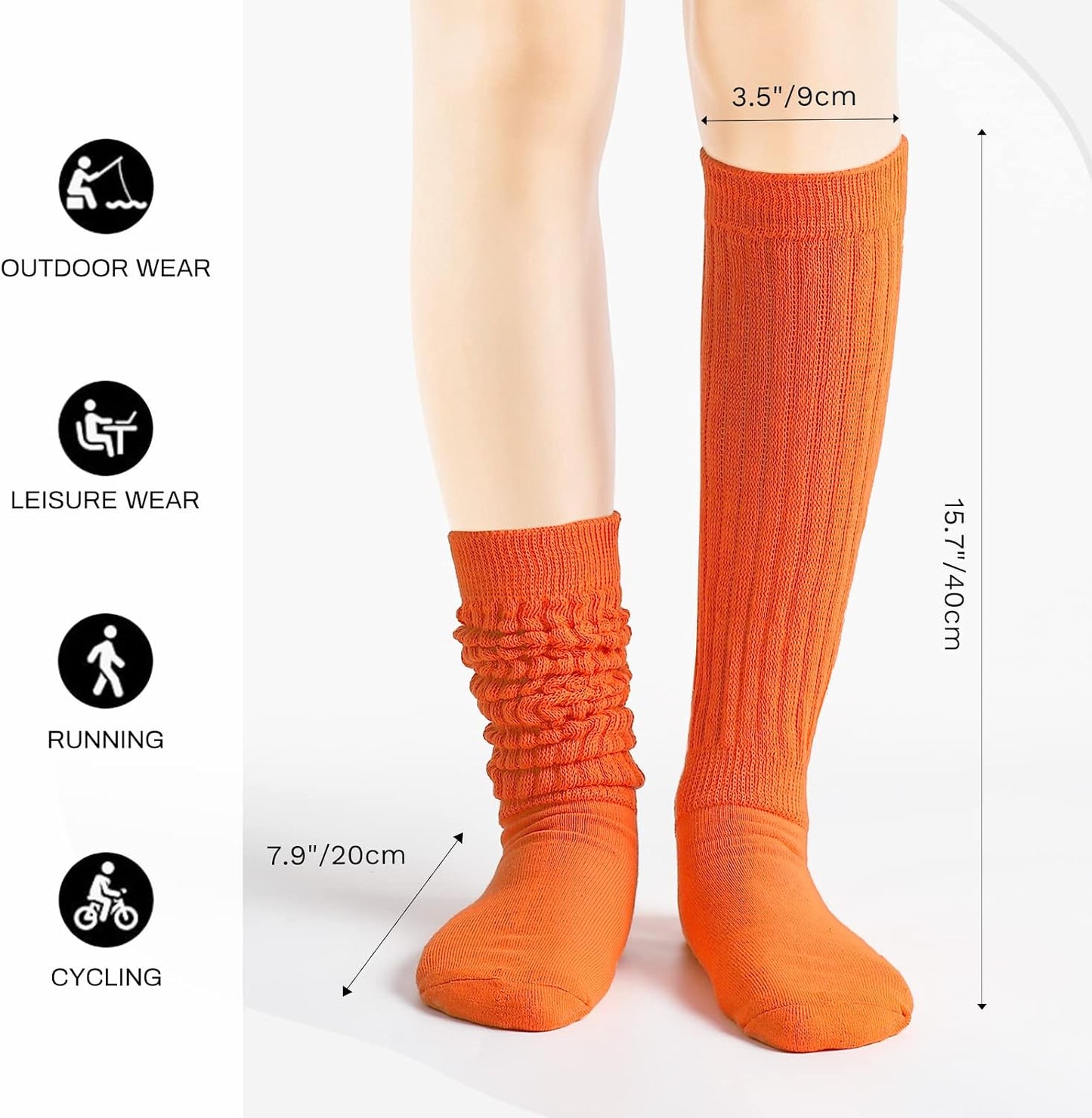 Women's Slouch Socks (Over-the-Knee Style)
