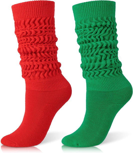 Women's Slouch Socks (Over-the-Knee, Soft & Comfortable, Suitable for Boots)