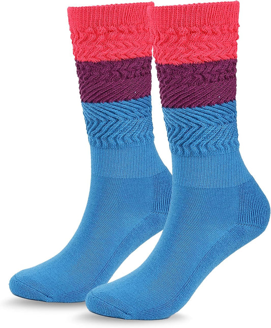 Women's Slouch Socks (Soft Extra-Long Over-the-Knee Slouch Socks, Autumn/Winter Knit Style)