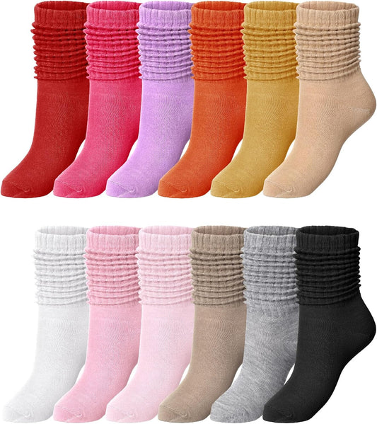 Women's Slouch Socks (6–32 Pair Packs)