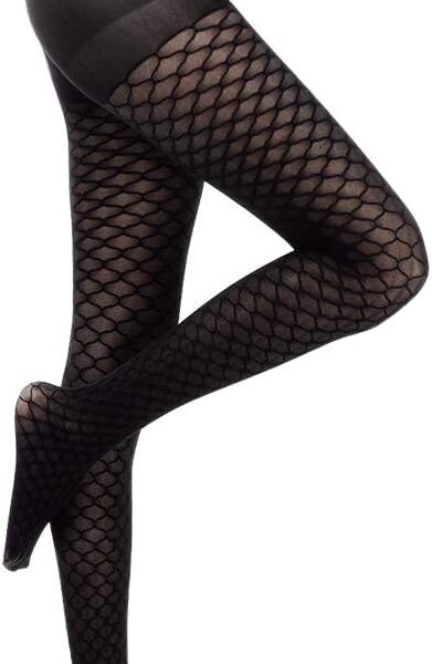 Women's Fishnet Tights—High-Waisted, Sheer, And Shaping