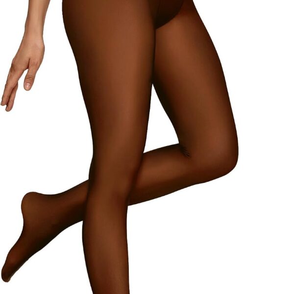 Women's High-Waisted Extra-Thick Thermal Tights (Sheer-Look)