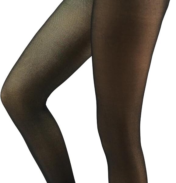 Women's Fleece-Lined Thermal Tights (Sheer-Look)