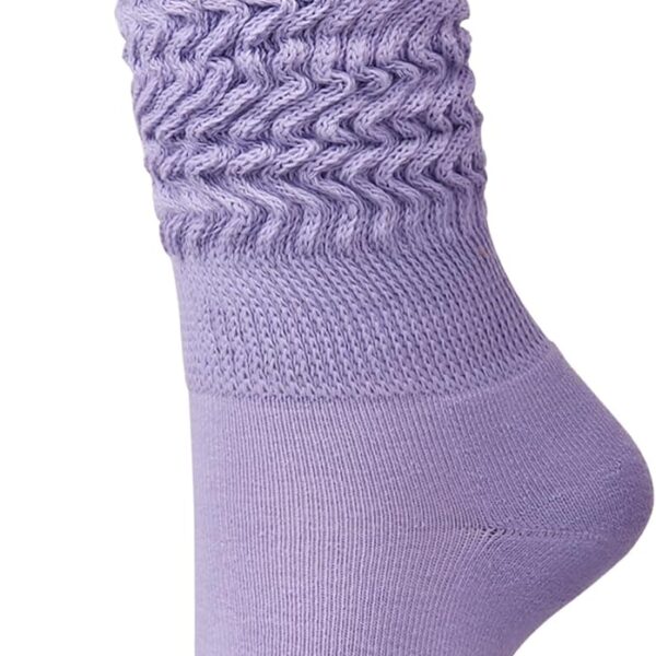Women's Slouch Socks / Over-the-Knee Ruched Socks, Soft Long Ruched Boot Socks