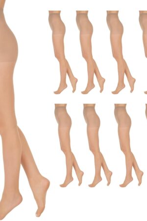 Women's Standard Sheer Pantyhose: All-Day Comfort, 100% Nylon