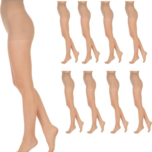 Women's Standard Sheer Pantyhose: All-Day Comfort, 100% Nylon
